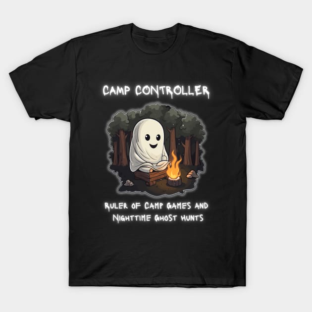 Camp Controller | Camping Vacation Lovers T-Shirt by Ola Draws